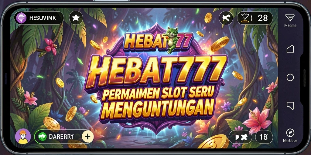 Tampilan menarik saat bermain Slot di HEBAT777 dengan grafis memukau.