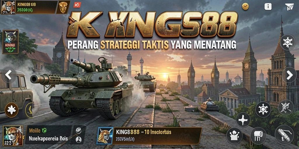 Gameplay KING88 menunjukkan pertempuran strategi yang epik dan mendebarkan.