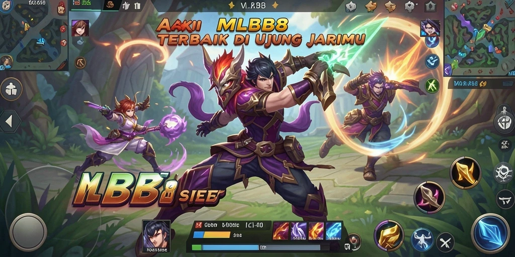 Tampilan memukau dari gameplay Action MLBB8