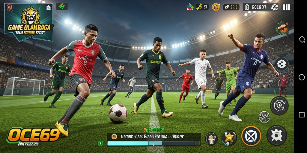 Tampilan menarik dari gameplay OCE69 yang seru dan menantang.