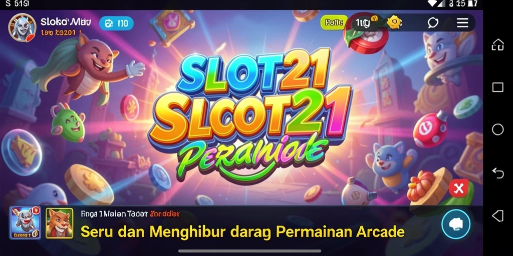 Tampilan menarik dan gameplay seru dalam SLOT21.