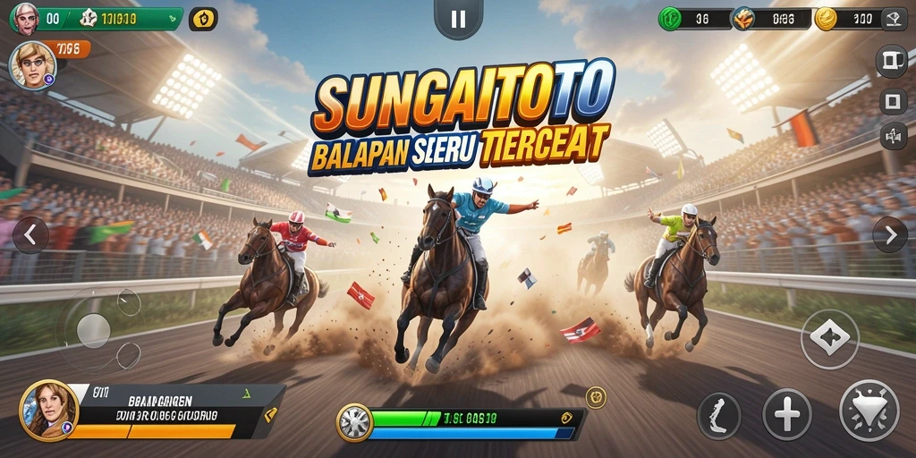 Gameplay Racing SUNGAITOTO yang mendebarkan dan penuh aksi.
