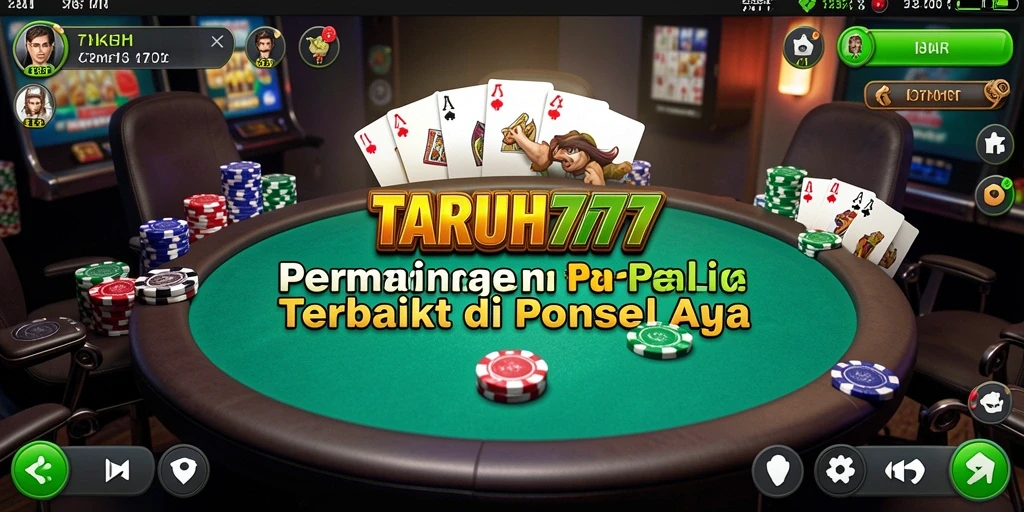 Tampilan gameplay poker yang menarik di TARUH777